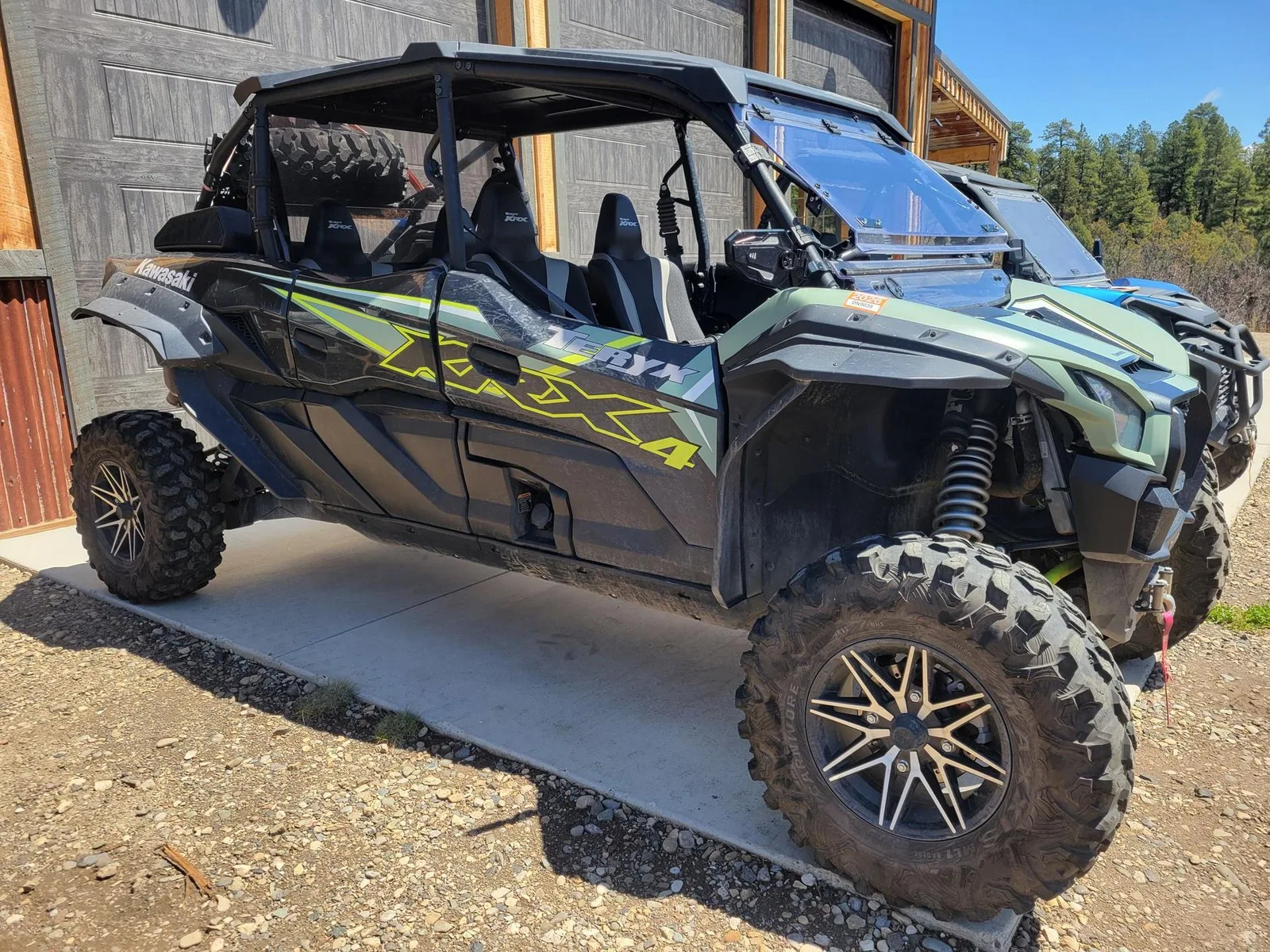 Kawasaki KRX-4 1000 side-by-side from the rental fleet