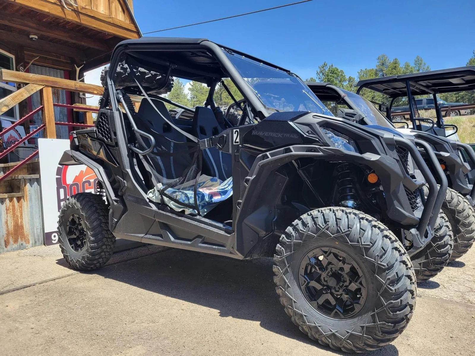 Can-Am Maverick side-by-side from the rental fleet
