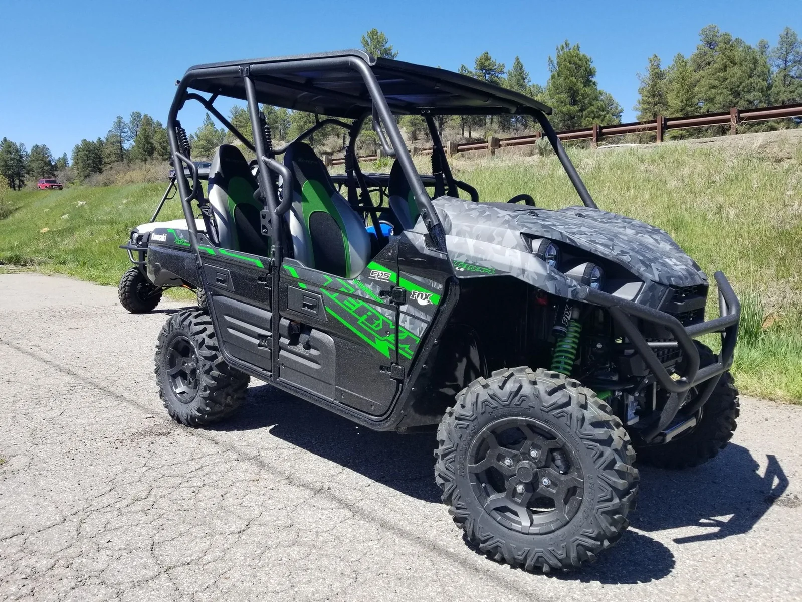 Kawasaki Teryx four-seat side-by-side from the rental fleet